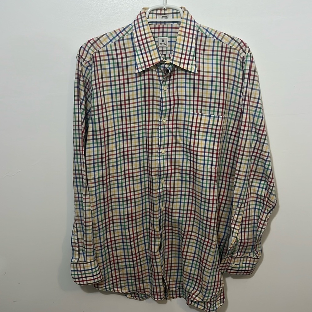 Peter Millar men’s long sleeve shirt, size medium
